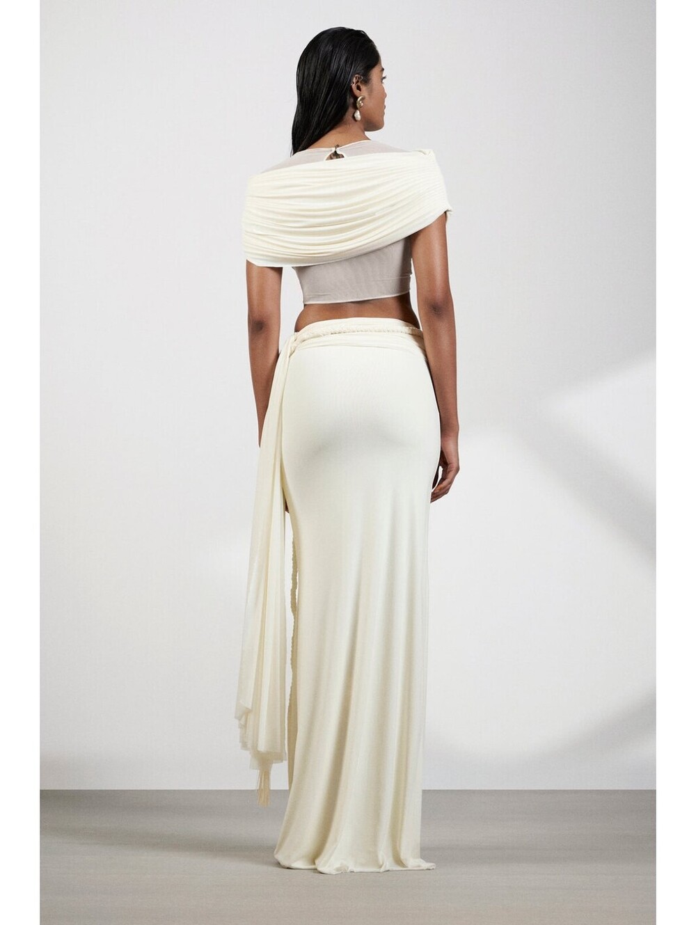 Deme by Gabriella ALYSSA top and skirt set off white small - Picture 2 of 11